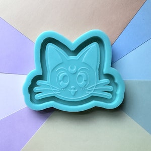 Moon Cat Mini Trinket Tray Silicone Mold