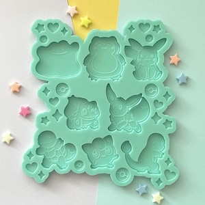 Stampo in silicone per tavolozza Pocket Friends Flats