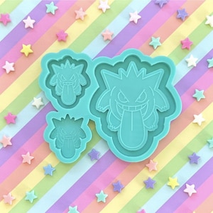 Pocket Friends Trinket Tray/Shaker/Flat Silicone Mold
