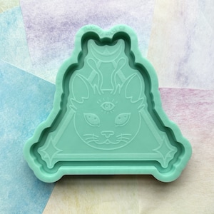 Alien Cat Trinket Tray Silicone Mold