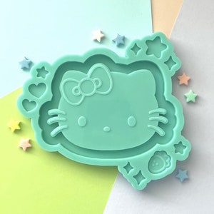 Cute Cat Trinket Tray Silicone Mold