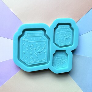 Milk Carton Trinket Tray/Shaker/Flat Palette Silicone Mold