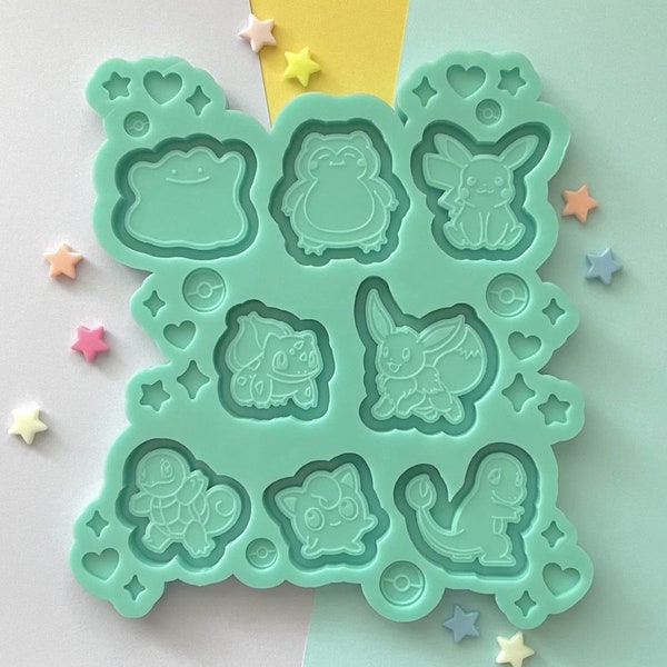 Pocket Friends Shaker Palette Silicone Mold