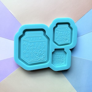 Milk Carton Trinket Tray/Shaker/Flat Palette Silicone Mold