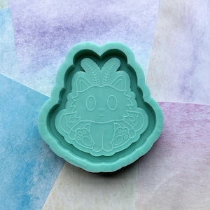 Moth Kitty Trinket Tray Silicone Mold