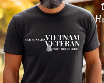 T-shirt Vintage Vietnam Veterans - Fruit Of The Loom Taille L - Gris - Occasion Très Bon état