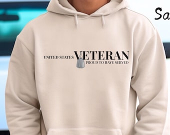 US Veteran Hoodie - Military Pride Gift