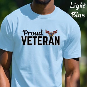 Veteran Unisex Crewneck Tshirt Personalized Tshirt Military Gifts Army Veteran Gift USAF Veteran US Navy Veteran Gift Veteran Tshirt