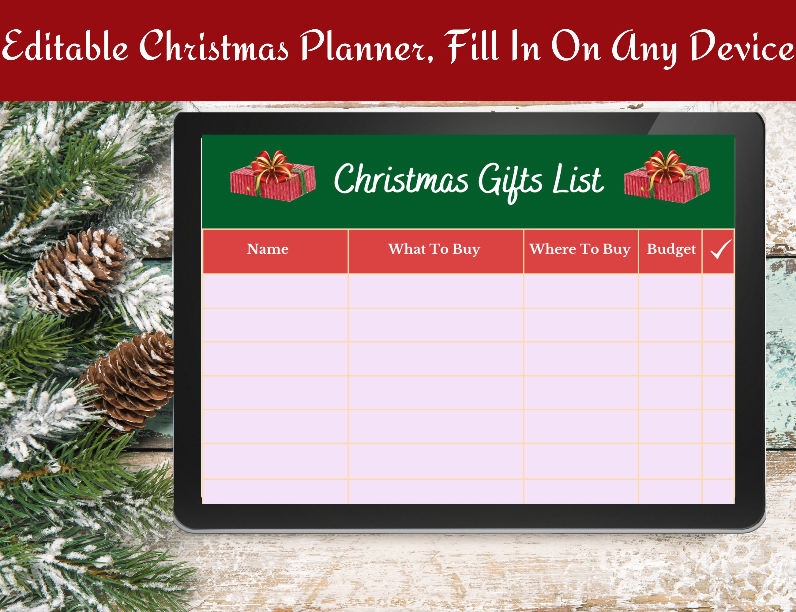 Stress Free Christmas Planner Printables Holiday Printable Etsy