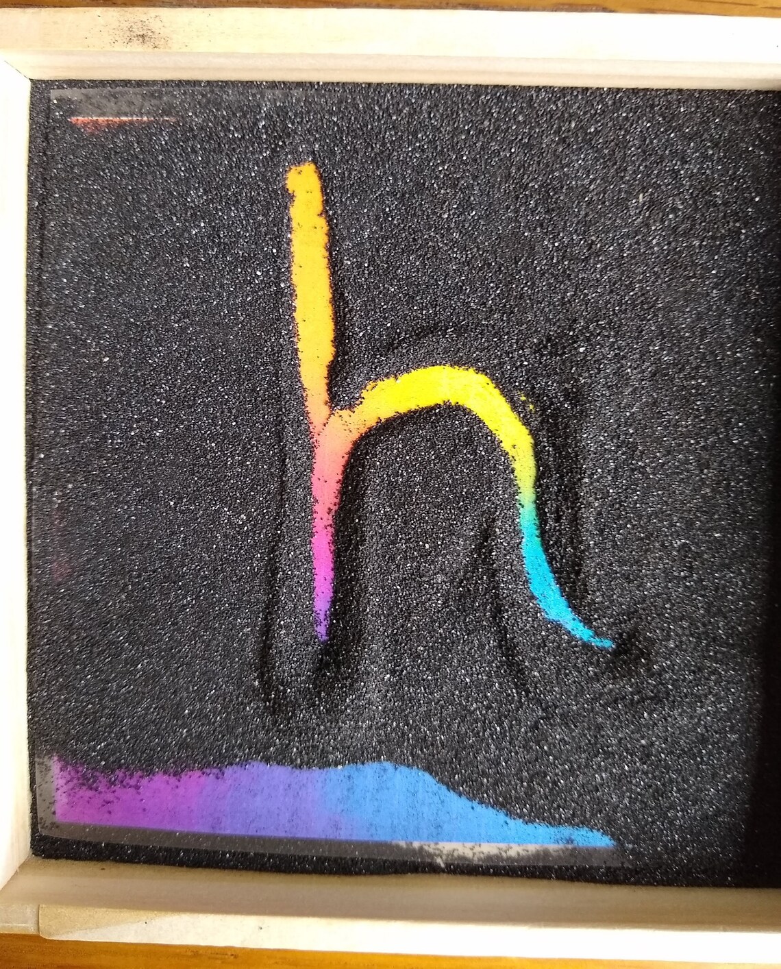 Mark Making Mini Sand Tray Set Montessori Writing - Etsy UK