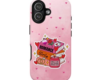 Romance Girlie Bookish Phone Case Romance Novel Reader Girly Book Lover iPhone Cover