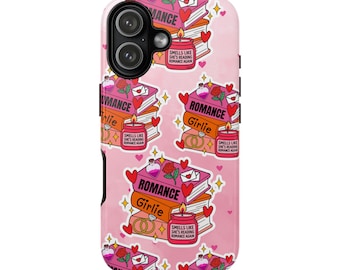 Romance Girlie Bookish Phone Case Romance Novel Reader Girly Book Lover iPhone Cover