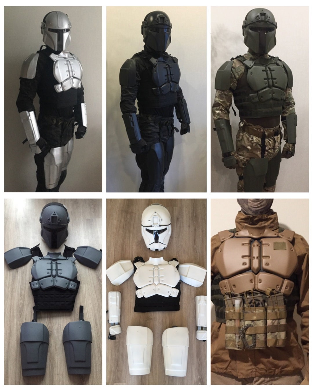 Mandalorian Armor for Airsoft or Cosplay READ THE DESCRIPTION Etsy