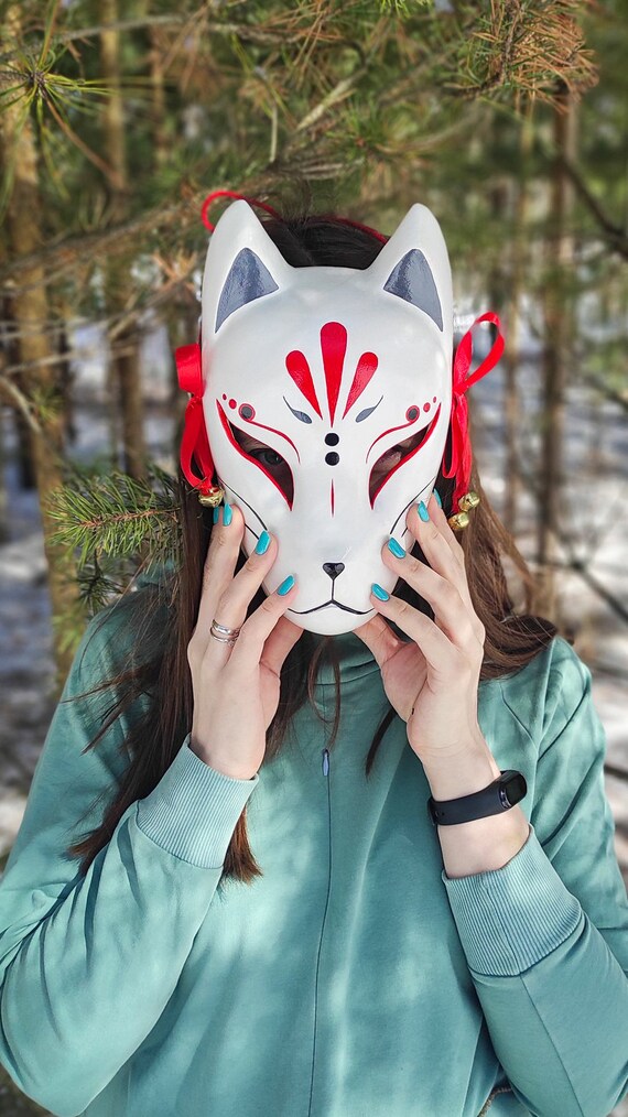 Red Kitsune Mask