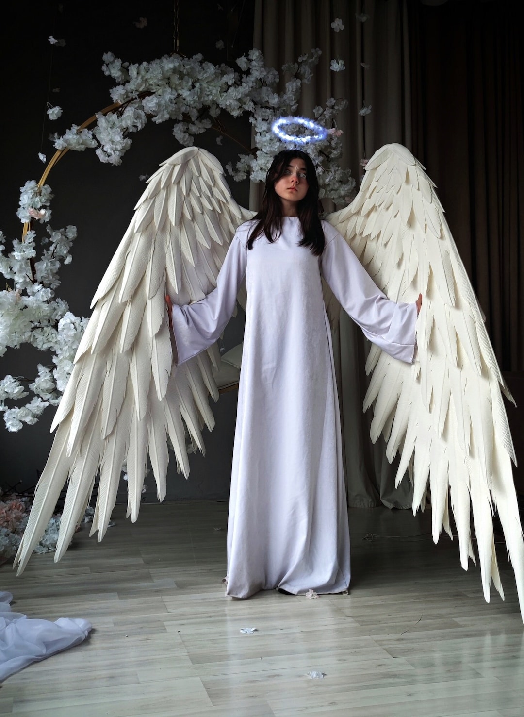 XL Movable White Angel Wings Christmas/cosplay Costume/photo Etsy UK