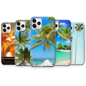 Palm tree phone cover fits iPhone 15, 13 Pro, 13 Pro Max,13 Mini, Samsung S22, S22+, S22 Ultra, S21+, S21 Ultra, S21 FE, S20+, Huawei, Xiaom
