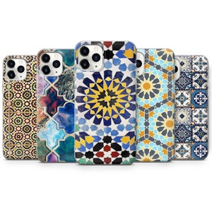 Moroccan tiles Phone Case | iPhone 13 Case | iPhone 12 Case | iPhone 11 Case | iPhone Xr Case | Samsung Galaxy Case | Google Pixel Case