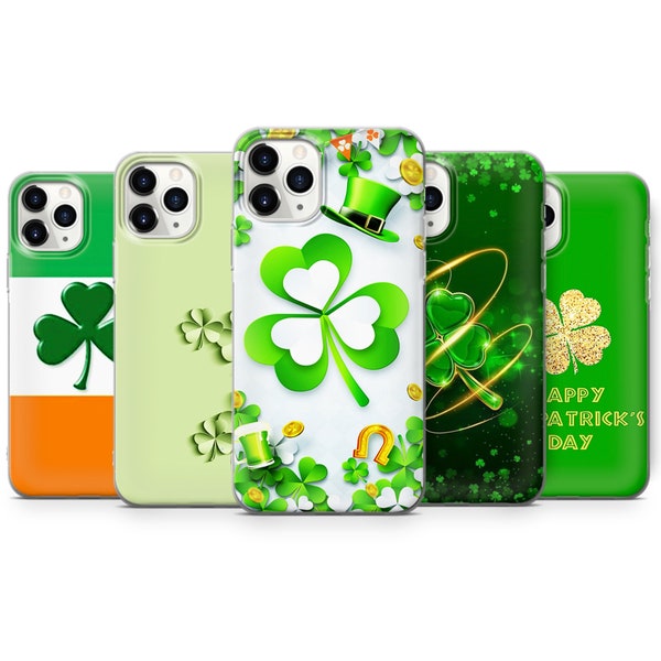 St.Patricks Day Phone case art cover fit for iPhone 14,13 Pro,, 11 Pro, XR, XS, 8+, Samsung 23,A12, A52, S20, S22 Ultra, A52 5G, Pixel