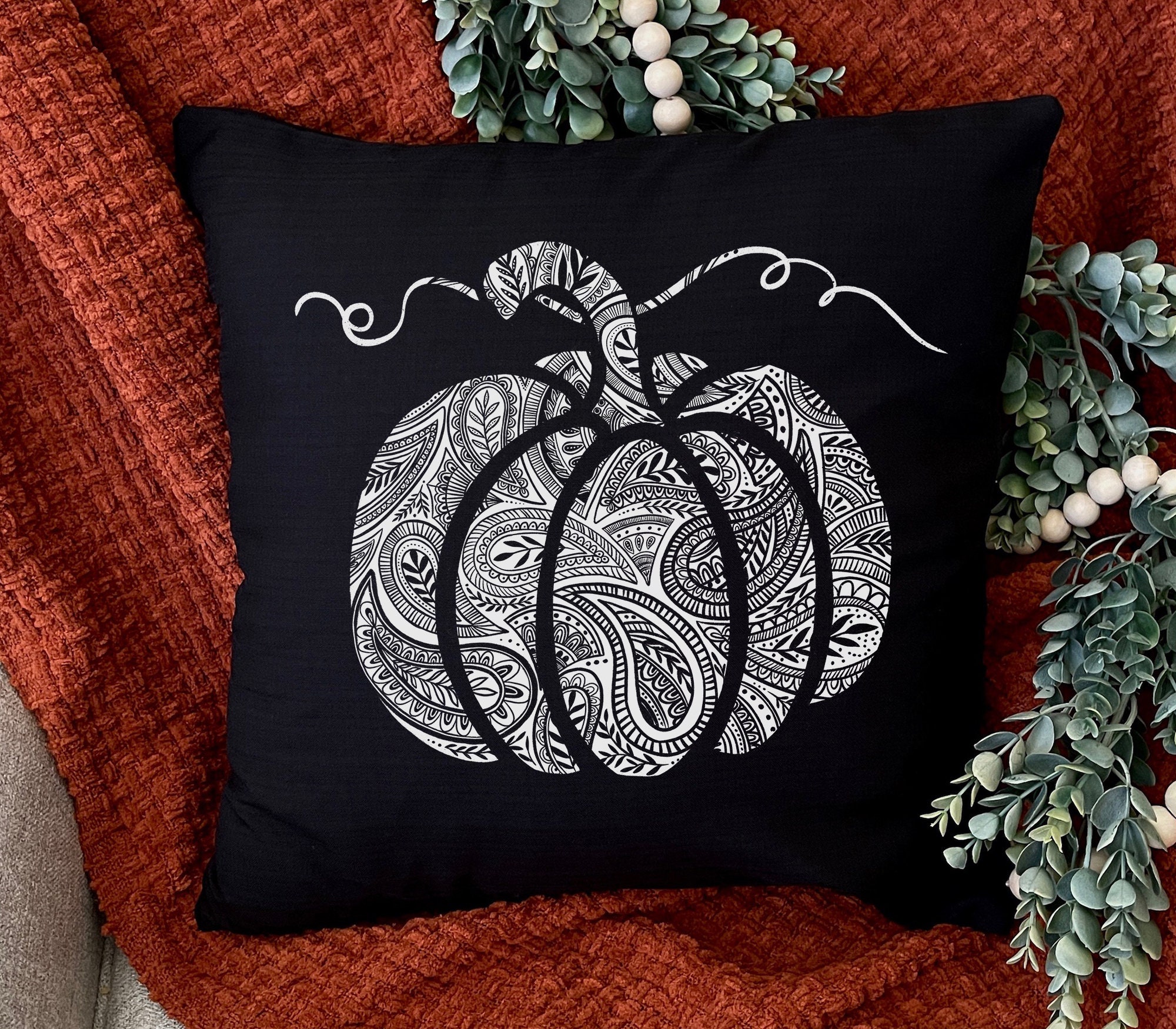Fall Paisley Pumpkin - Etsy