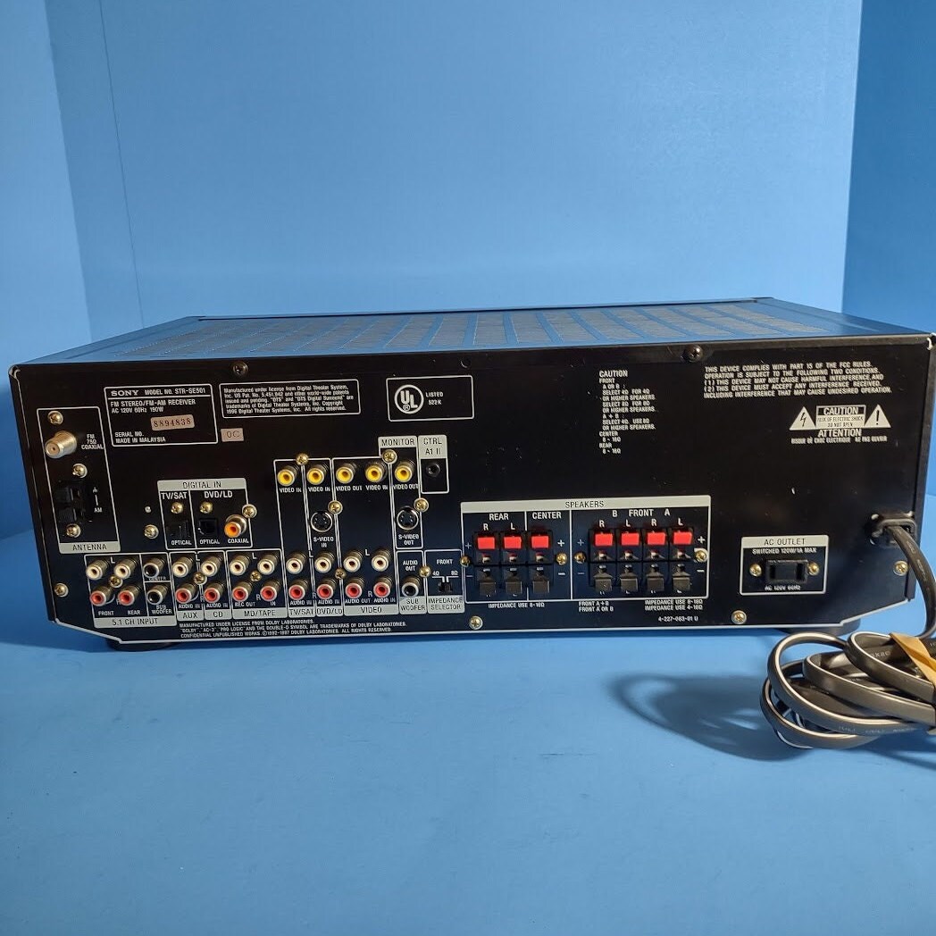 Sony Stereo/fmam Receiver strse501 No Remote Etsy