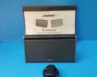 Refurbished Bose Bluetooth Speaker, Battery Charger, and Manual