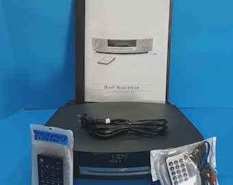 REFURBISHED, Bose Wave Radio/CD Player, Includes Remote, New 5.3 Bluetooth Adapter, Power Cord & User Manual 30 Day Warrant