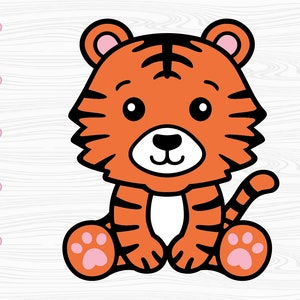 Cute Tiger SVG