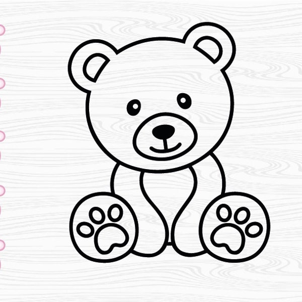 Teddy bear SVG Cricut