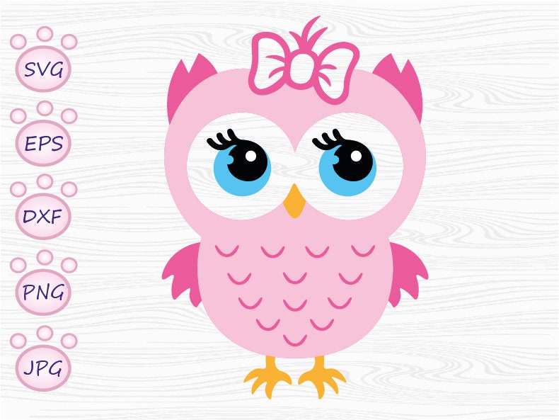 Baby Owl SVG