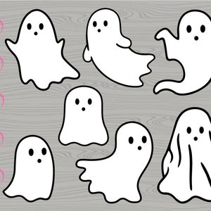 Cute Ghosts Svg