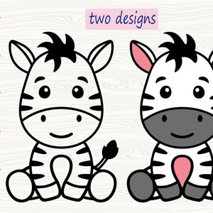 Baby Zebra Svg