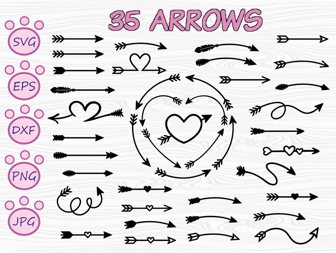 Arrow SVG Bundle - Etsy