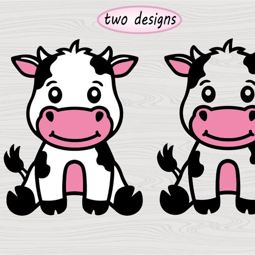 Baby Cow Svg Farm Animal Svg Cow Svg Animal Svg Cute Cow Svg - Etsy