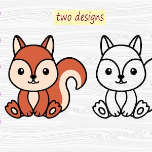 Cute Squirrel SVG