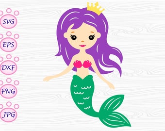 Little mermaid svg