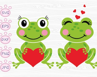 Cute frog SVG