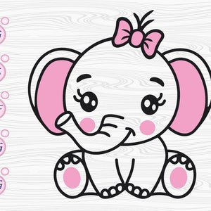 Baby Elefant SVG