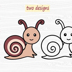 Cute Snail SVG