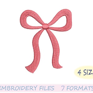 Simple bow embroidery design, Bow, Simple bow, Vintage bow, Bow embroidery design, Vintage bow, Sketch bow, Ribbon Bow Applique