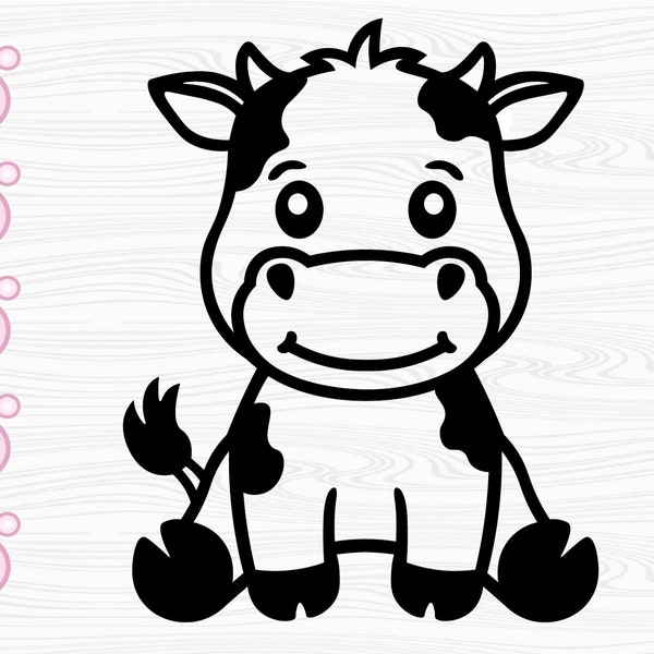 Baby Cow Svg