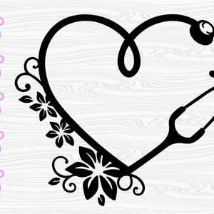 Heart Stethoscope SVG