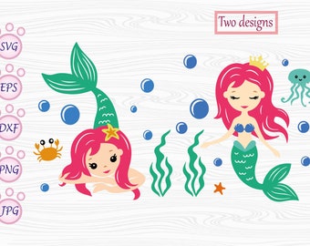 Little mermaid svg