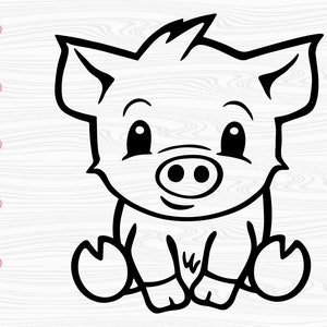 Baby Pig SVG