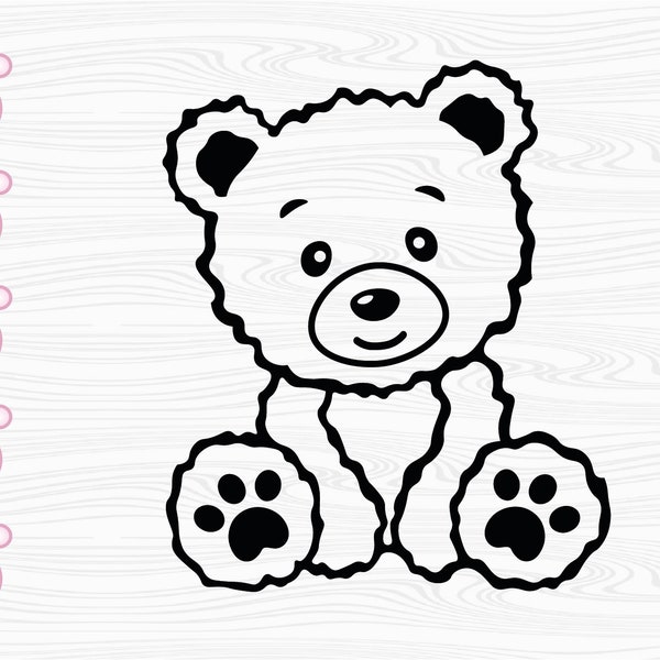 Teddy bear SVG Cricut