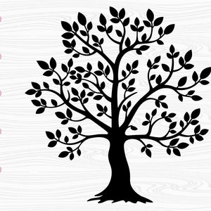 Tree of life svg (merged leaves and branches)