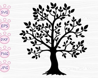 Tree of life svg (merged leaves and branches)