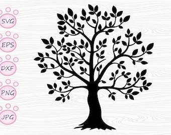 Tree of life svg (merged leaves and branches)