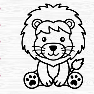 Cute Lion SVG