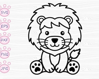Cute Lion SVG