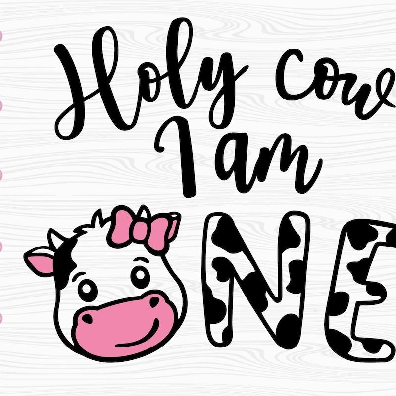 Holy Cow Im One Png - Etsy